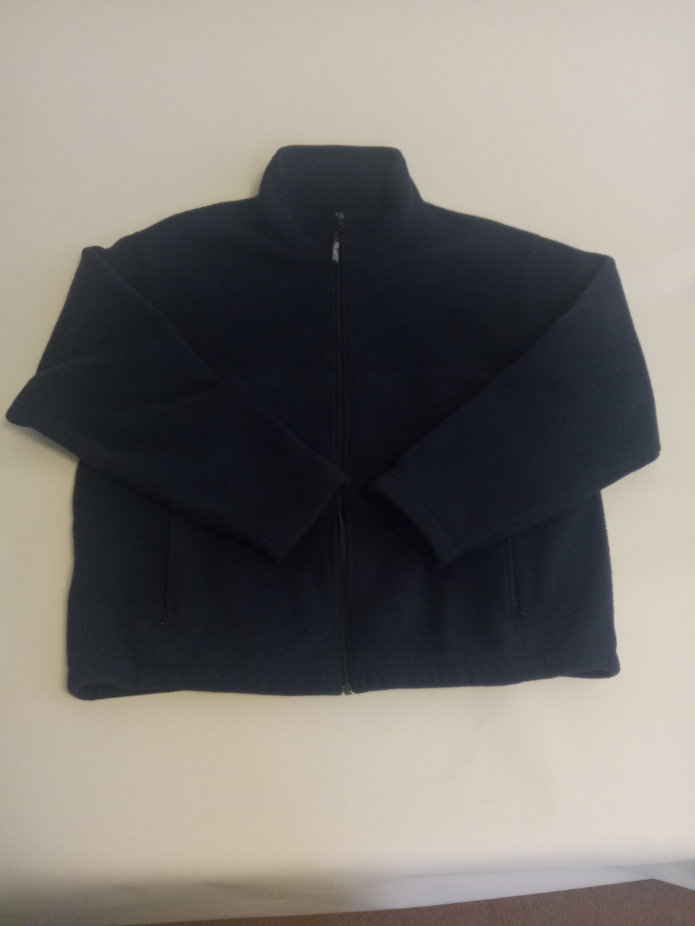 Eddie Bauer Polartec Navy Full-Zip Performance Fleece Jacket Sz Large